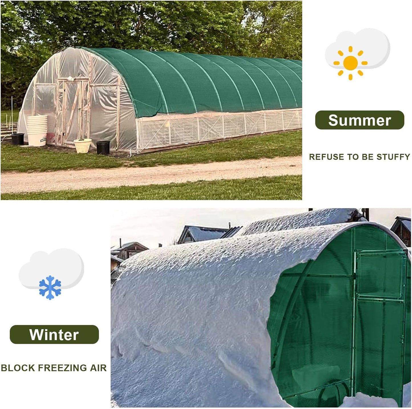 LOVE STORY 8x10FT 55% Green Shade Cloth Sun Shade Net with Grommets Sunblock Net Mesh Tarp for Garden,Plants Cover,Greenhouse and Patio