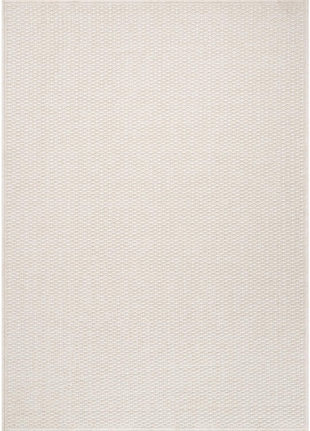 Easy Jute Rug 8x10 Indoor Outdoor Natural Rugs Solid Fiber Rug Woven Area Rug Boho Easy Clean Inside Carpet for Living Room Bedroom Dining Room Hallway or Outdoor Patio Porch (8 X 10 Bone)