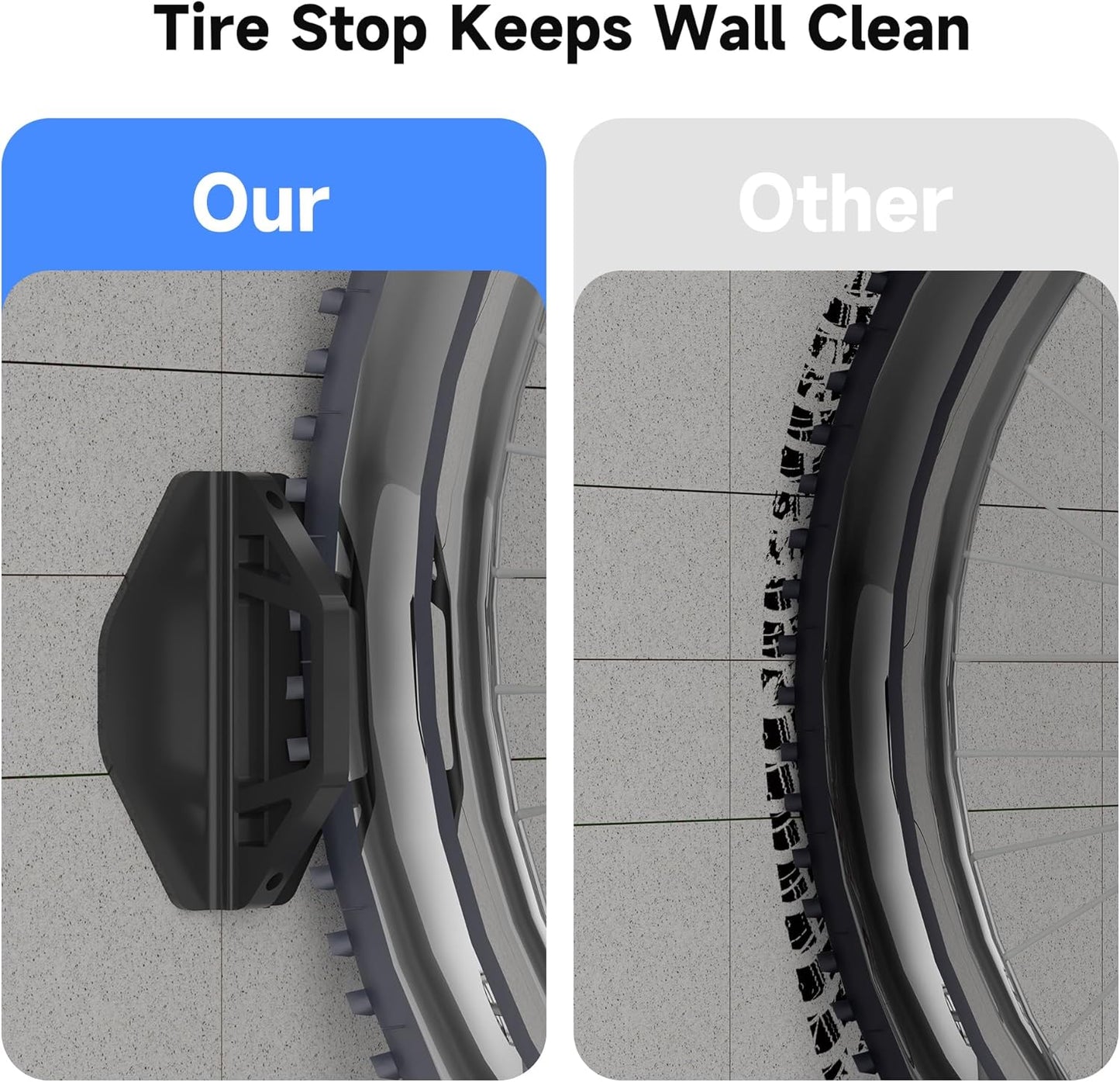 suptek Swivel Bike Wall Mount: Heavy-duty, space-saving vertical bike rack with 120° rotation, supports up to 132 lbs. Easy to install for road bikes, MTBs, and more.