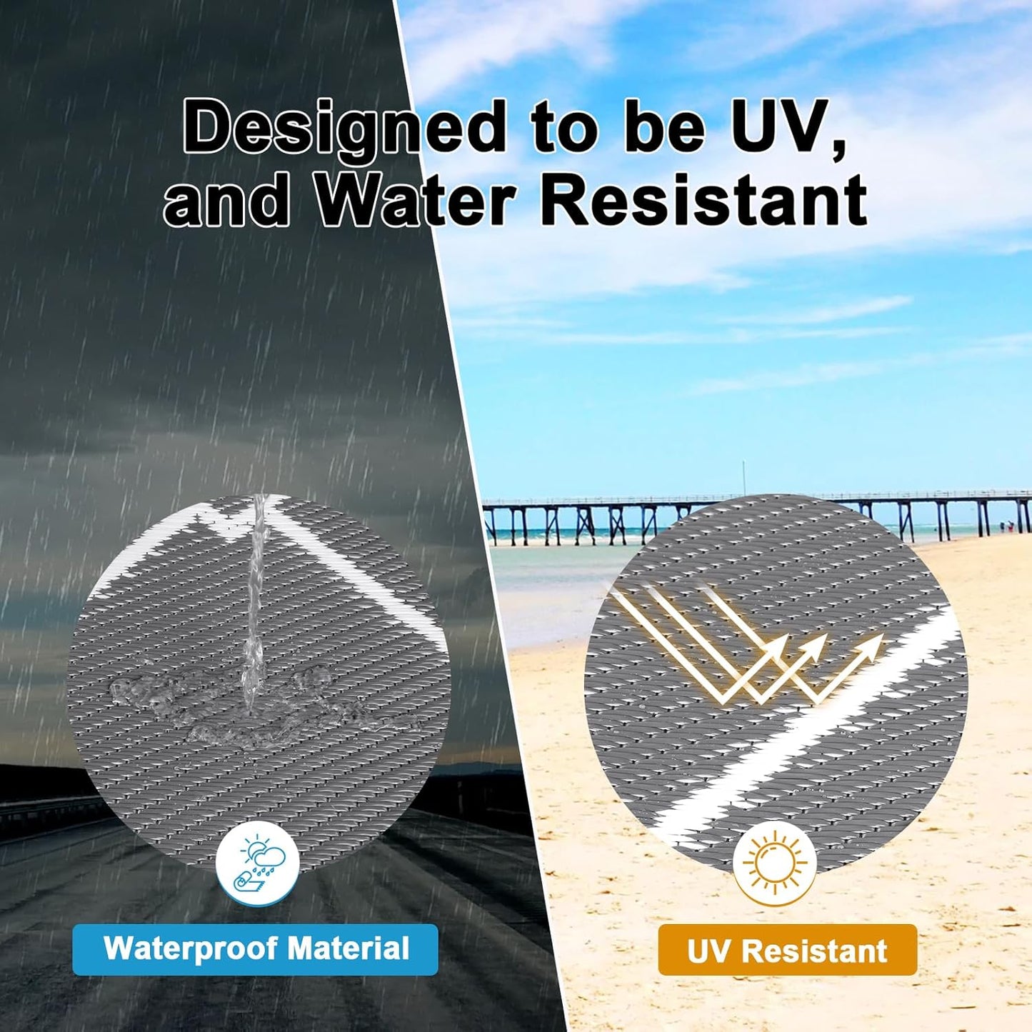 HEBE Outdoor Rug Waterproof 9x12, Reversible Plastic Straw Rug RV Camping Rug, Indoor Outdoor Patio Mat Clearance, Outside Carpet for Porch,Deck,Camper,Balcony,Backyard,Picnic