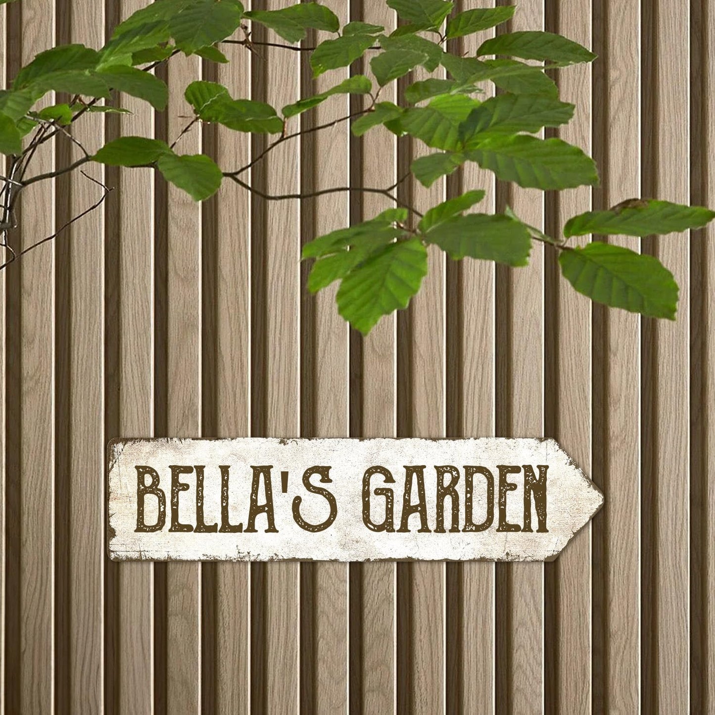 Rustic Custom Sign, Personalized Metal Signs, Gift for Him Men Dad, Man Cave, Indoor and Outdoor Use 3x12 Inches, ACM Right, Fade Resistant, Made in USA by Sigo Signs