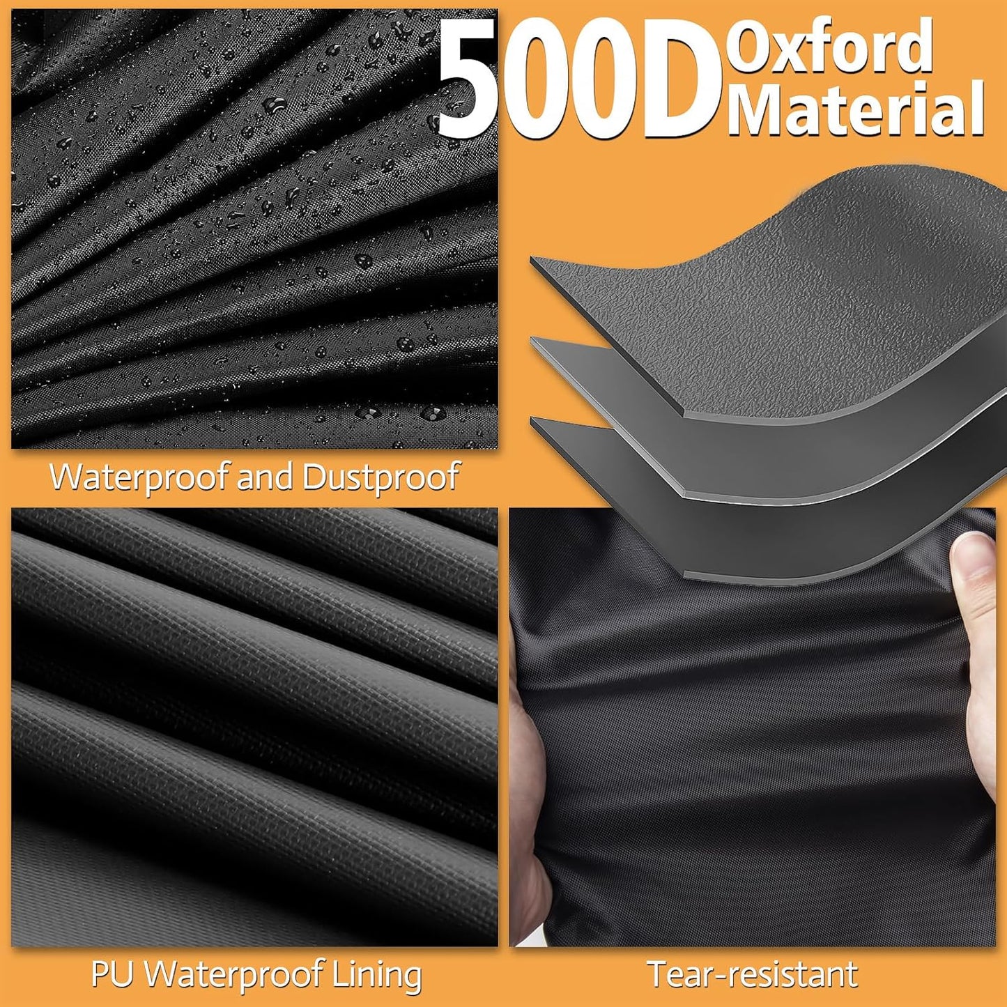 Kingling Grill Cover Fits for NXR 3 Burner Portable Gas Grill, 25 inch Waterproof Outdoor Grill Cover Barbecue Cover (Cover Only) - 25" L x 18" W x 15" H