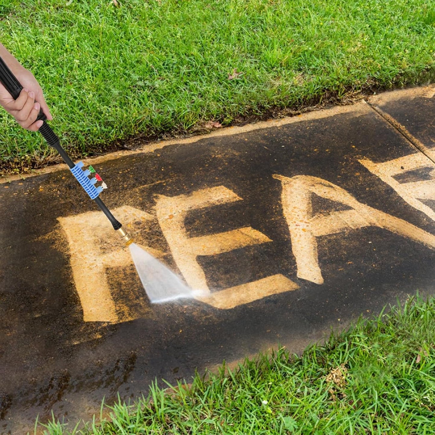 Electric Pressure Washer 5000PSI 4.0GPM Power Washers with M22-14mm Pressure Hose 33FT, Power Sprayers High Pressure with 1/4" QC Compatible Surface Cleaner for Home Cars Driveways, Blue