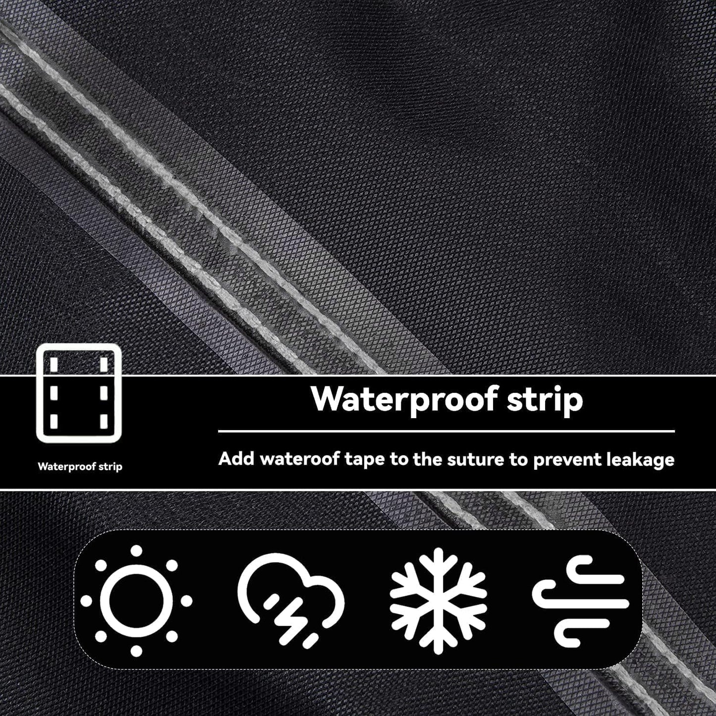 Outdoor Prep Table Cover - Heavy Duty Waterproof Cover for Keter Unity Small Portable Table, Compatible with 55 inch Outdoor Utility Cart and Storage Cabinet