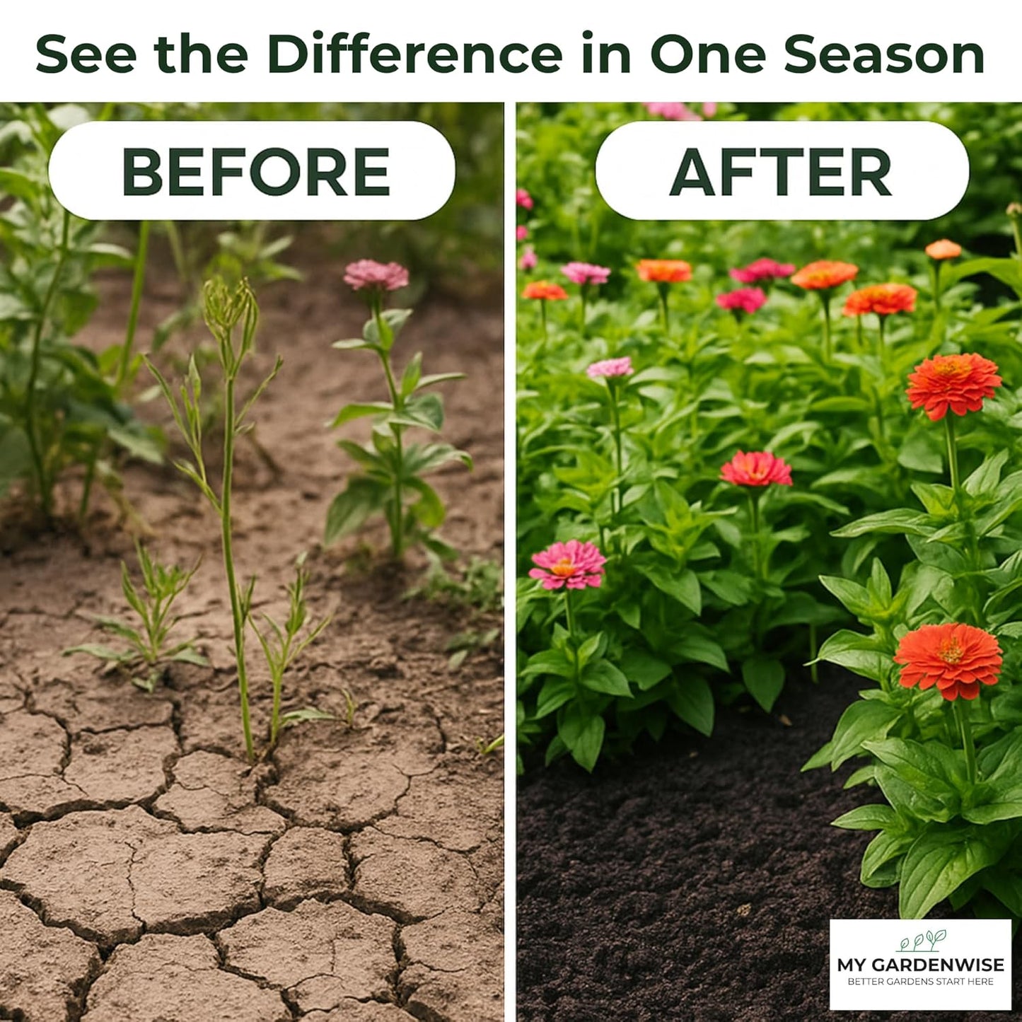 Gypsum for Soil - Calcium for Plants - Gypsum Fertilizer for Gardening, Lawn & Vegetables - Calcium for Garden (2 qts. - 4 lbs)