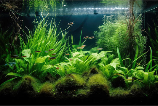 Aquarium Background Diverse Aquatic Plants Seagrasses Terrarium Background Redwood Root Lush Green Underwater Plants Tropical Style Fish Tank Background Under The Sea Aquarium Backdrop Vinyl 72x24in