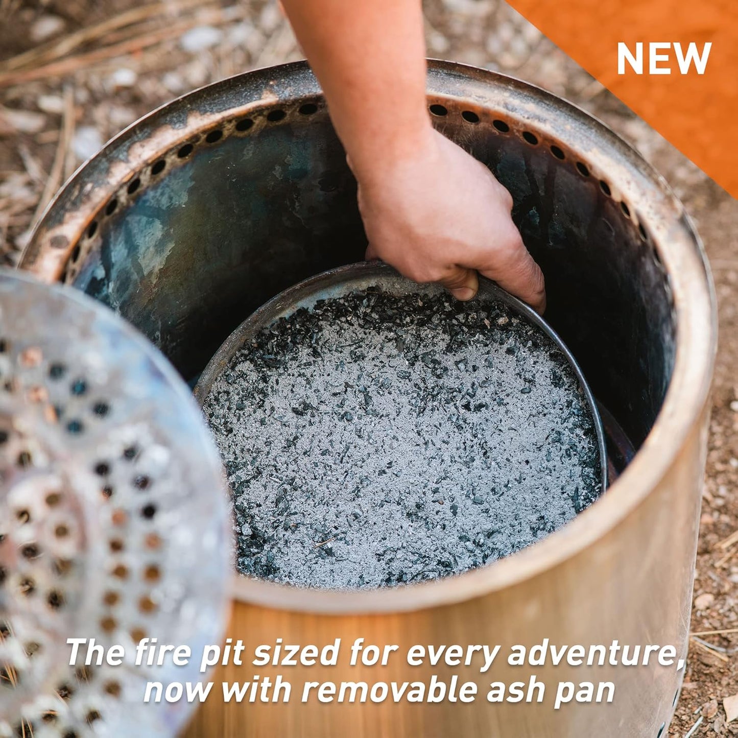 Solo Stove Ranger Big Yard Bundle | Includes Fire Pit, Stand, Shield & Shelter | Perfect for 2–4 People | Portable Wood Burning, Stainless Steel, 15.25in H x 15in Dia