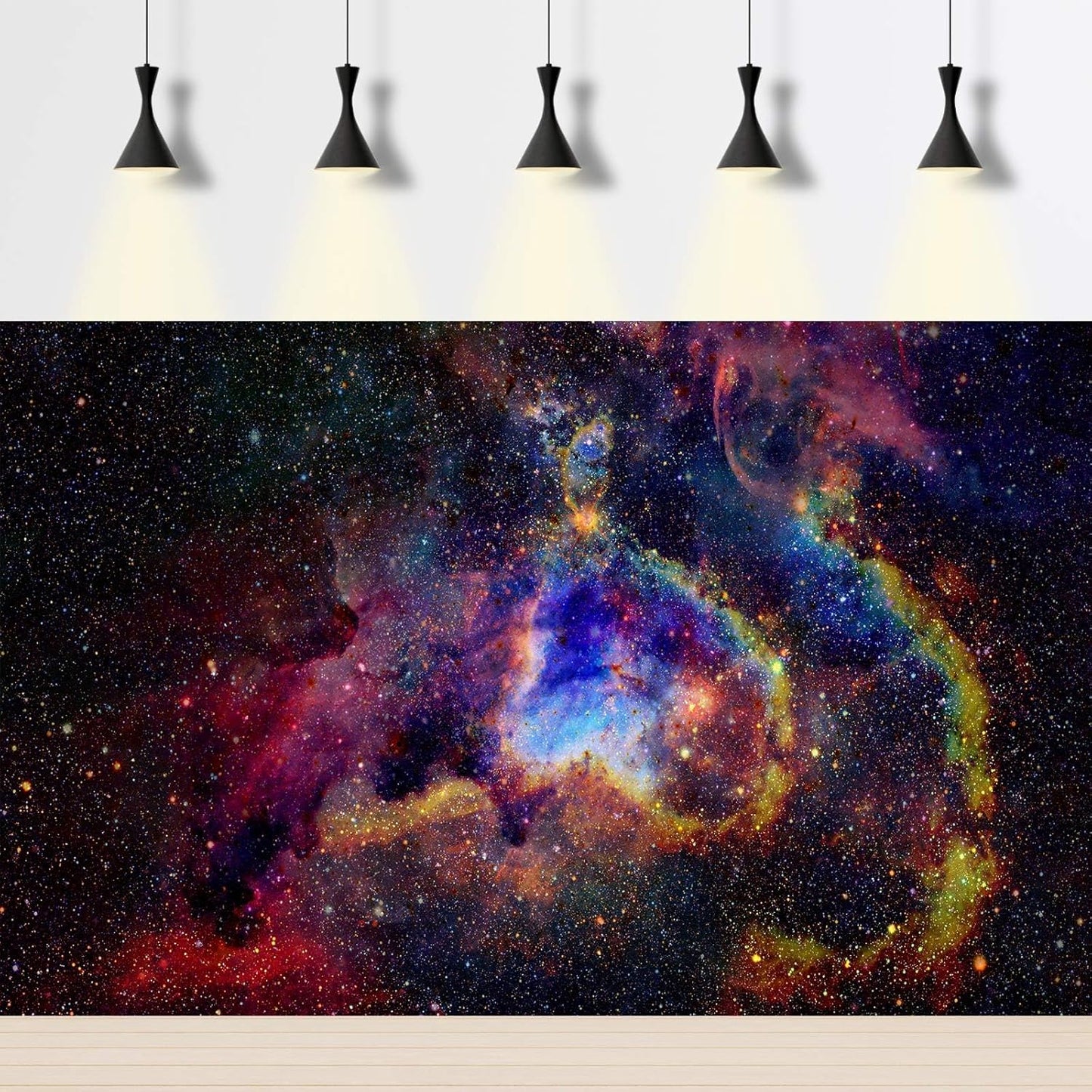 Outer Space Aquarium Background Fantasy Alien Planet Nebula and Galaxies Terrarium Background Stars Nebula Atmosphere Fish Tank Background Outer Space Reptile Tank Background 30x12in