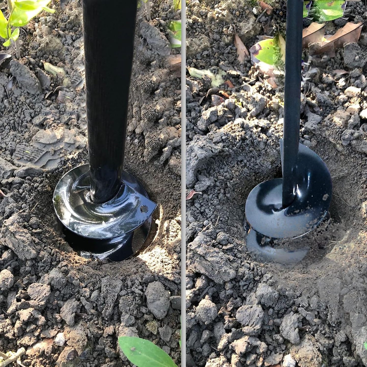 Auger Drill Bit for Planting – 3.5" x 16" and 1.6" x 16.5" Garden Auger Drill Bit for Cordless Drill,Efficient Planting Auger for Bulbs,Flowers,and Vegetables