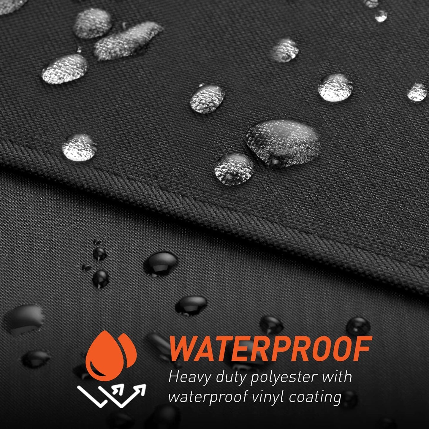 BBQ Grill Cover 55 inch, Waterproof Grill Cover for Outdoor Grill, Rip-Proof, Fade Resistant Barbecue Gas Grill Cover for Weber, Char Broil, Nexgrill etc., All Weather Resistant