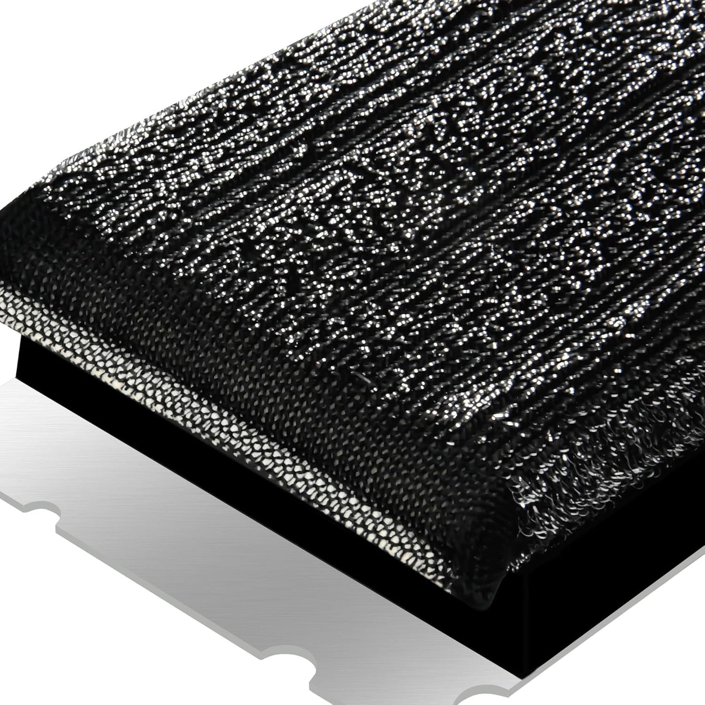 Bristle-Free BBQ Grill Brush & Scraper - Heavy Duty Barbecue Cleaner with Extended Handle‌