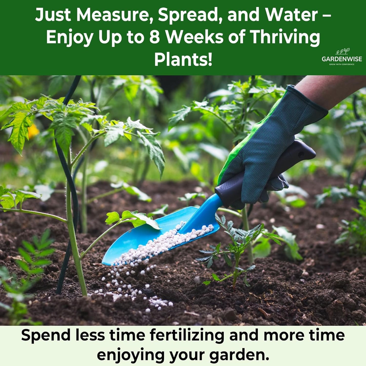 13-13-13 Slow Release Granular Fertilizer – All Purpose Plant Food 13 13 13 for Outdoor Grass, Vegetables, Roses, Flowers, Shrubs, Trees. Lawns, Gardens, Potted Plants (1/2 Quart)