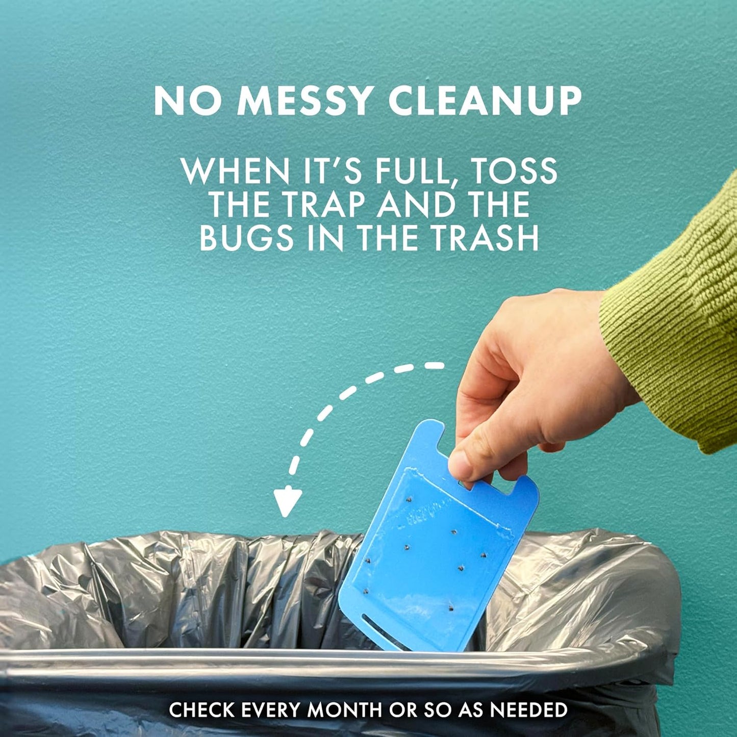 STEM Light Trap Refill Cartridges, Indoor Fruit Fly Trap, Effective Insect Control for Home, Attracts and Traps Flying Insects, Compatible with STEM Light Trap, 10 Count