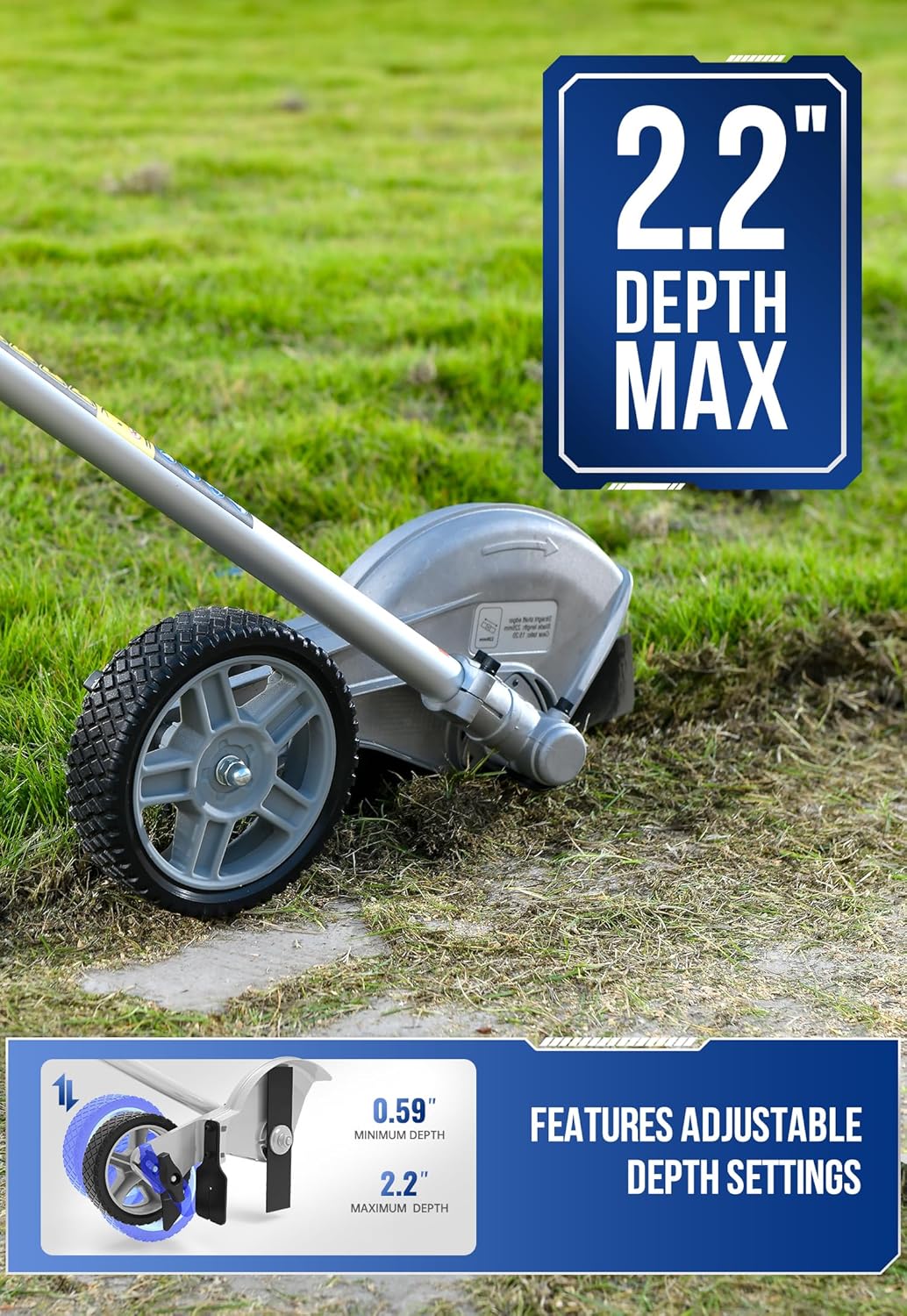 Wild Badger Power Edger Attachment WBEDGERATT