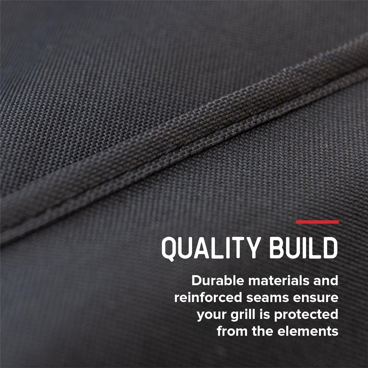 Nexgrill Premium 56" Gas Grill Cover, Water-Resistant Heavy Duty Polyester, Adjustable Straps, Built-in Pouch, Designed for 720-1012, 720-0925 and Standard 3 & 4-Burner BBQ Grills - 700-20143