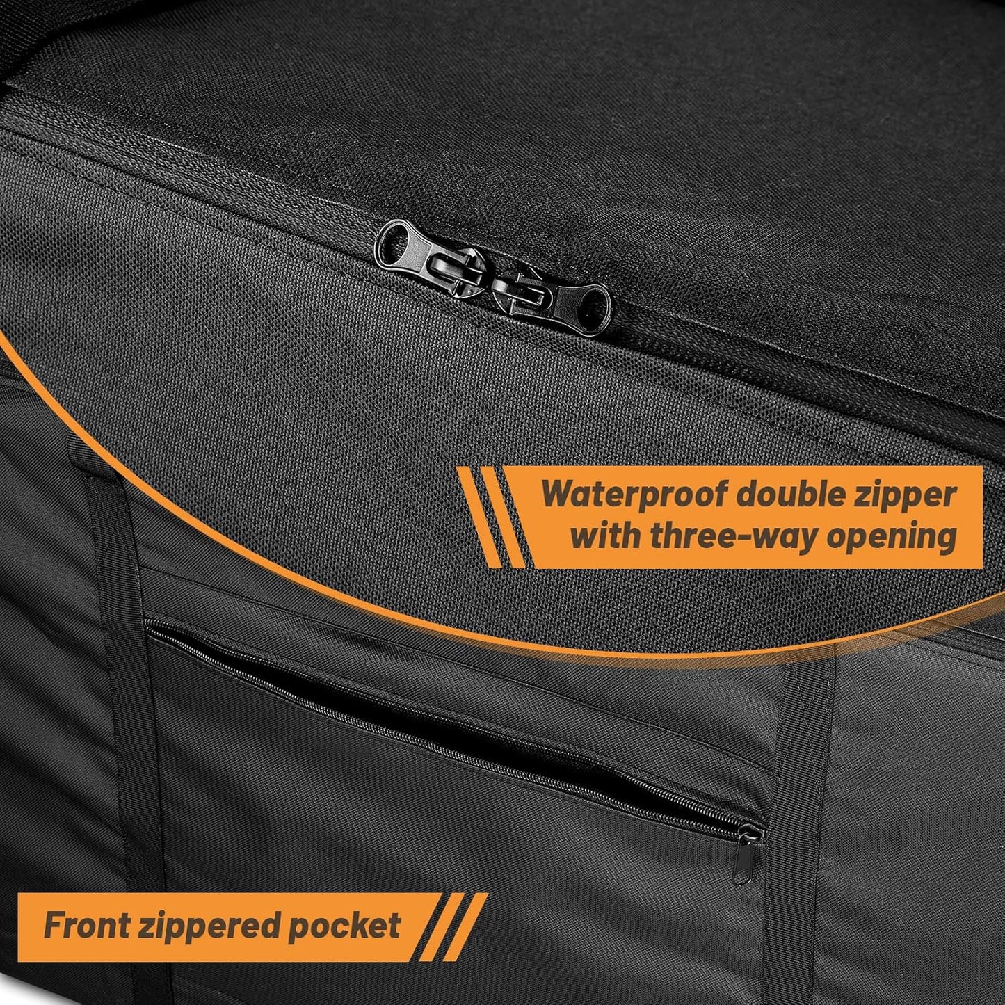 Kingling Universal Grill Carry Bag Fits for Blackstone 1860 Gas Grill & GD4002T Grill Heavy-Duty Carrying Storage Bag Grill Covers for Portable Propane Tabletop Grills BBQ Cover - 42"L x 25"W x 15"H