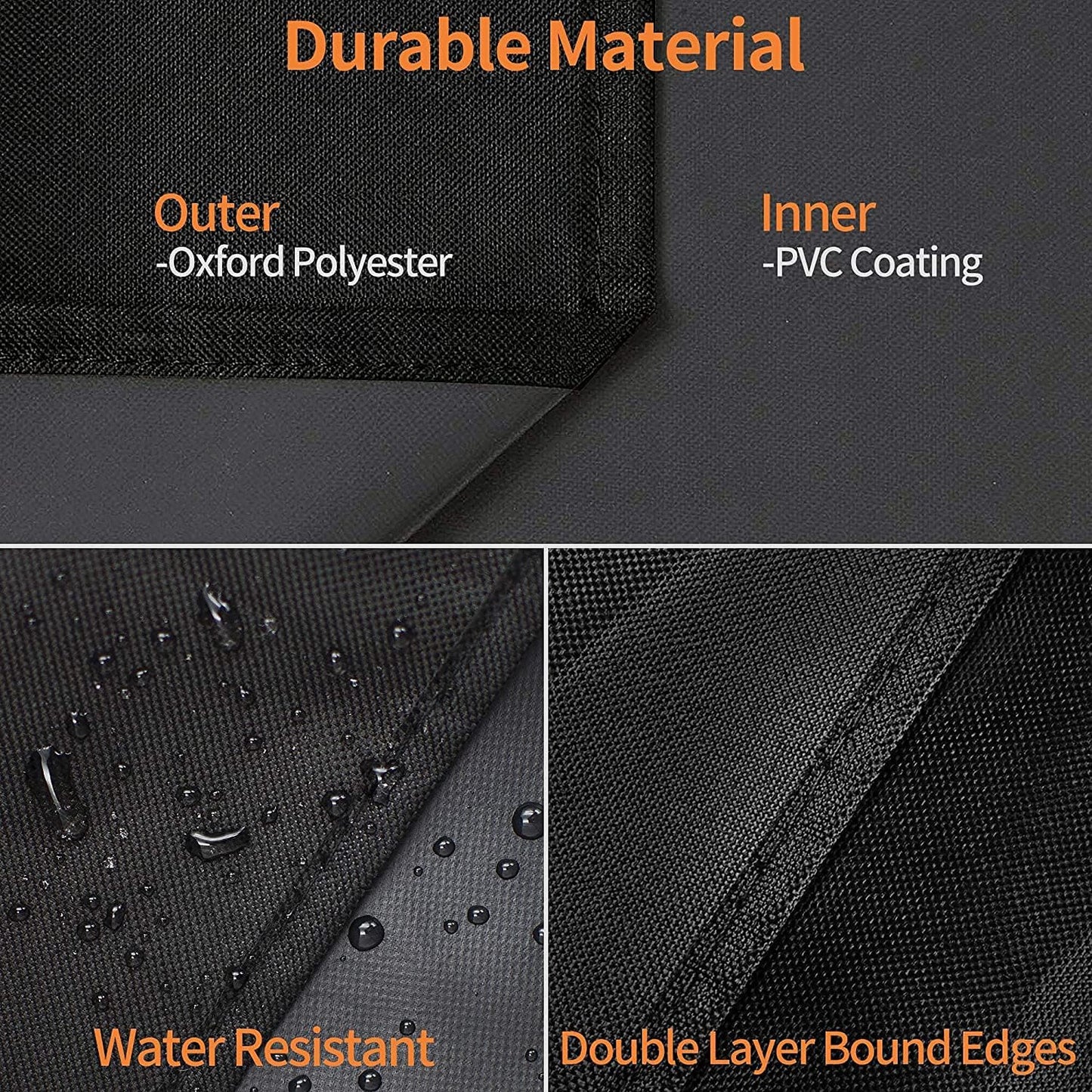 Heavy Duty 24 Inch Grill Cover Compatible with Cuisinart CGG-306, Royal Gourmet 24’’ Tabletop Griddle PD1301R/ PD1301S, Ninja OG751, Compatible with Pit Boss 75275 & PB336GS