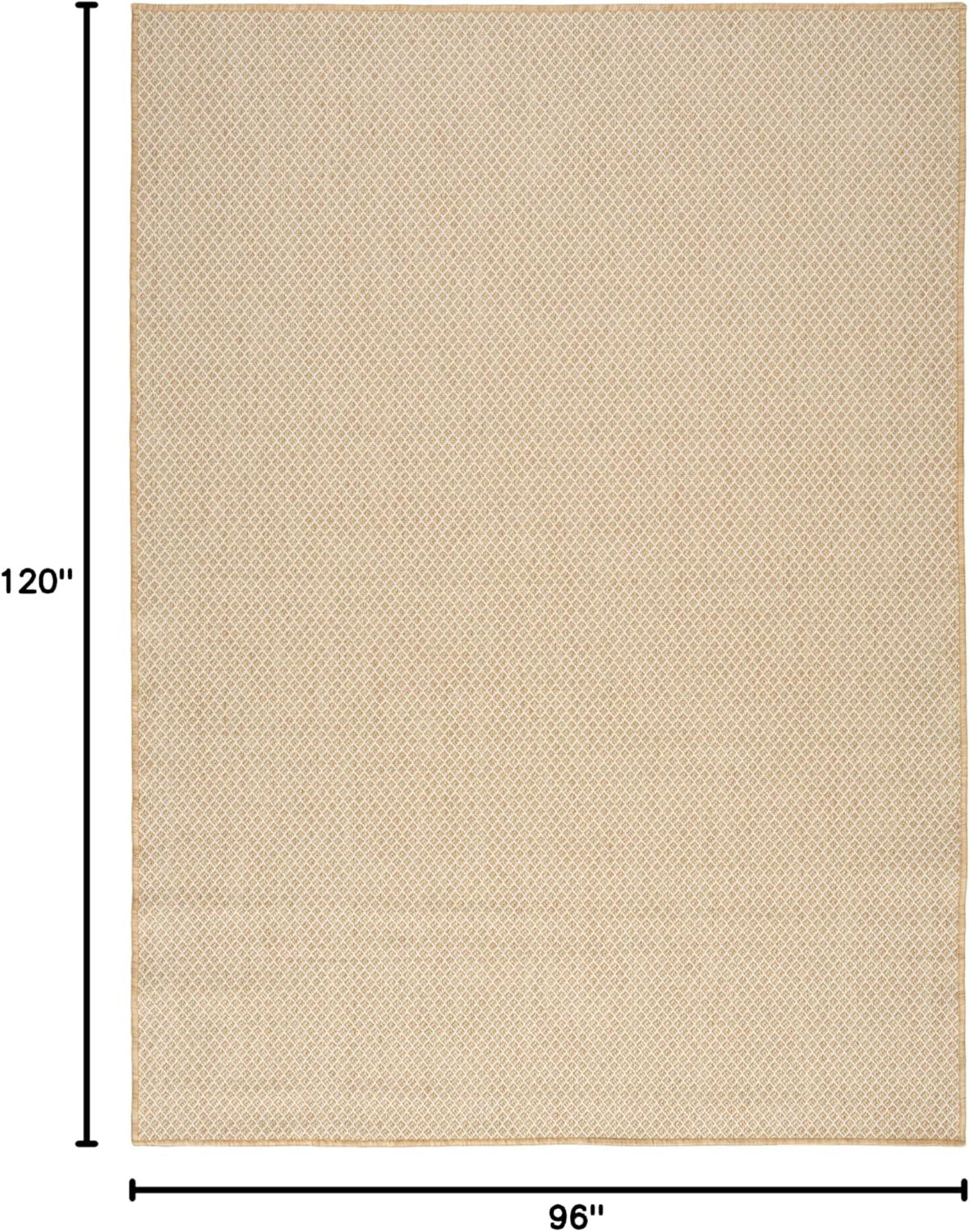 Nourison Home Home Courtyard 8' x 10' Natural Area Rug
