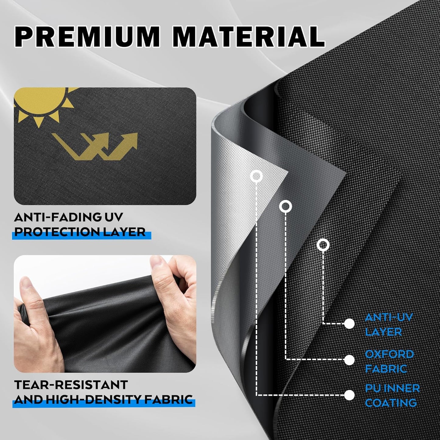 Grill Cover for Ninja PG301 Propane Griddle, Outdoor Griddle Cover for Ninja PG300 Series BBQ Grill-Waterproof