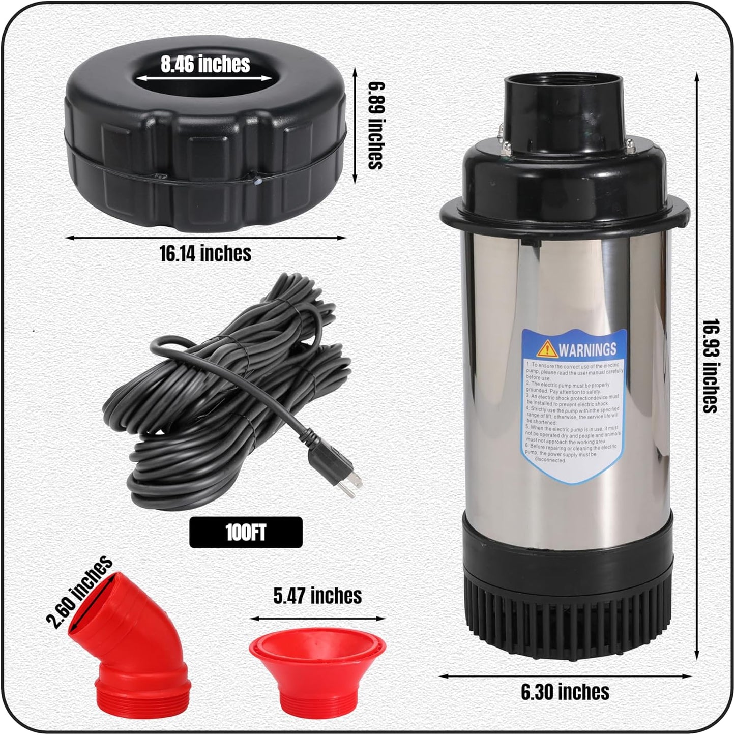 Pond Fountain Aerator Floating Aerating Pond Fountain Pump 120V 750W 1HP 15000 GPH with 120FT Power Cord Multifunctional Timer for Outdoor Ponds Lakes Water Gardens