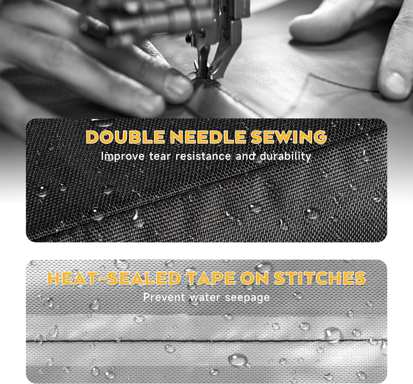 Grill Cover for Royal Gourmet GT1001 Portable Grill, Tabletop BBQ Cover for Royal Gourmet GT2001 Small Gas Barbeque Grill