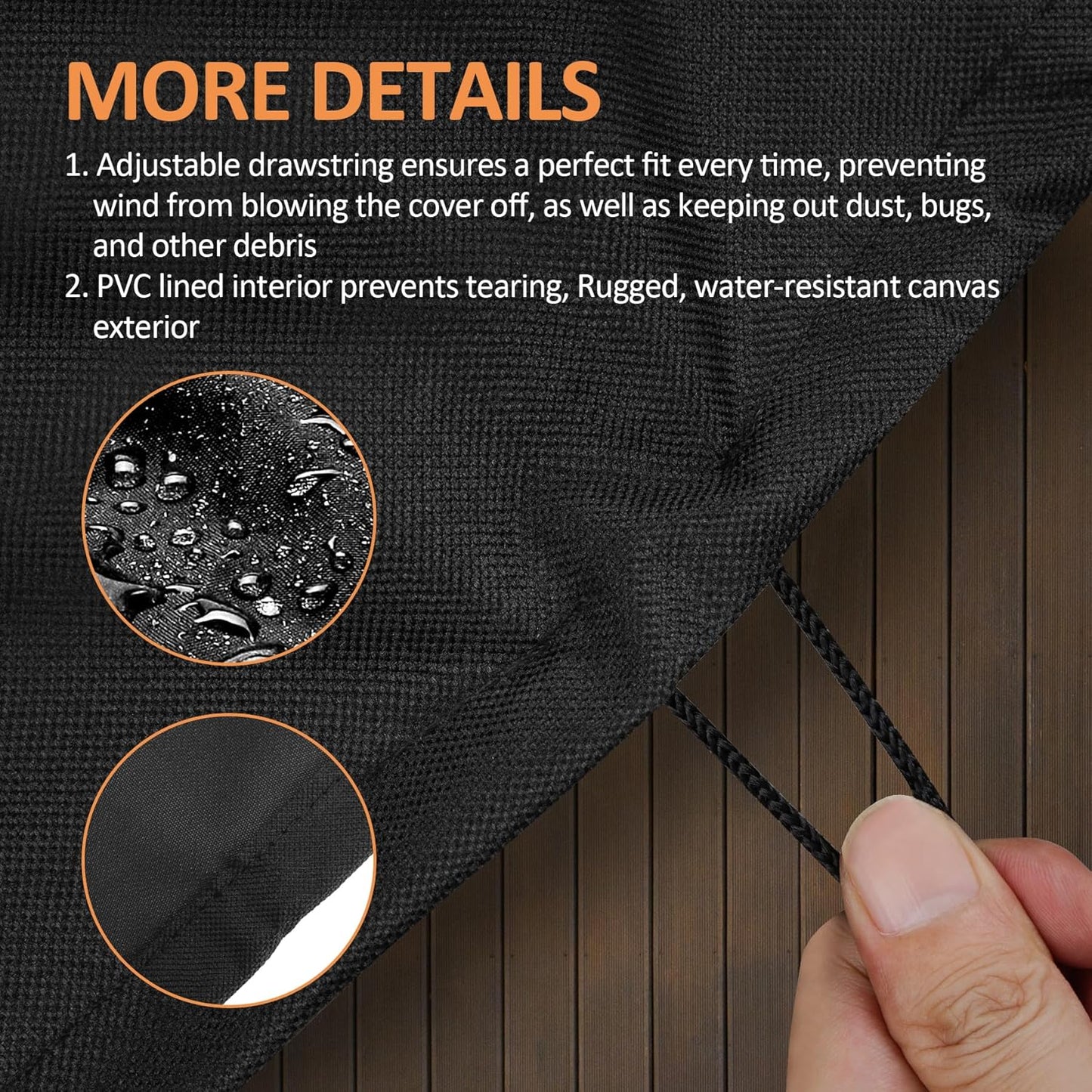 Flat Top Grill Cover for Royal Gourmet 2 Burner Griddle GB2000, 38 Inch Waterproof Cover for Outdoor Grill, 38 x 24 x 33.8 Inch for Outdoor Barbeque Grill