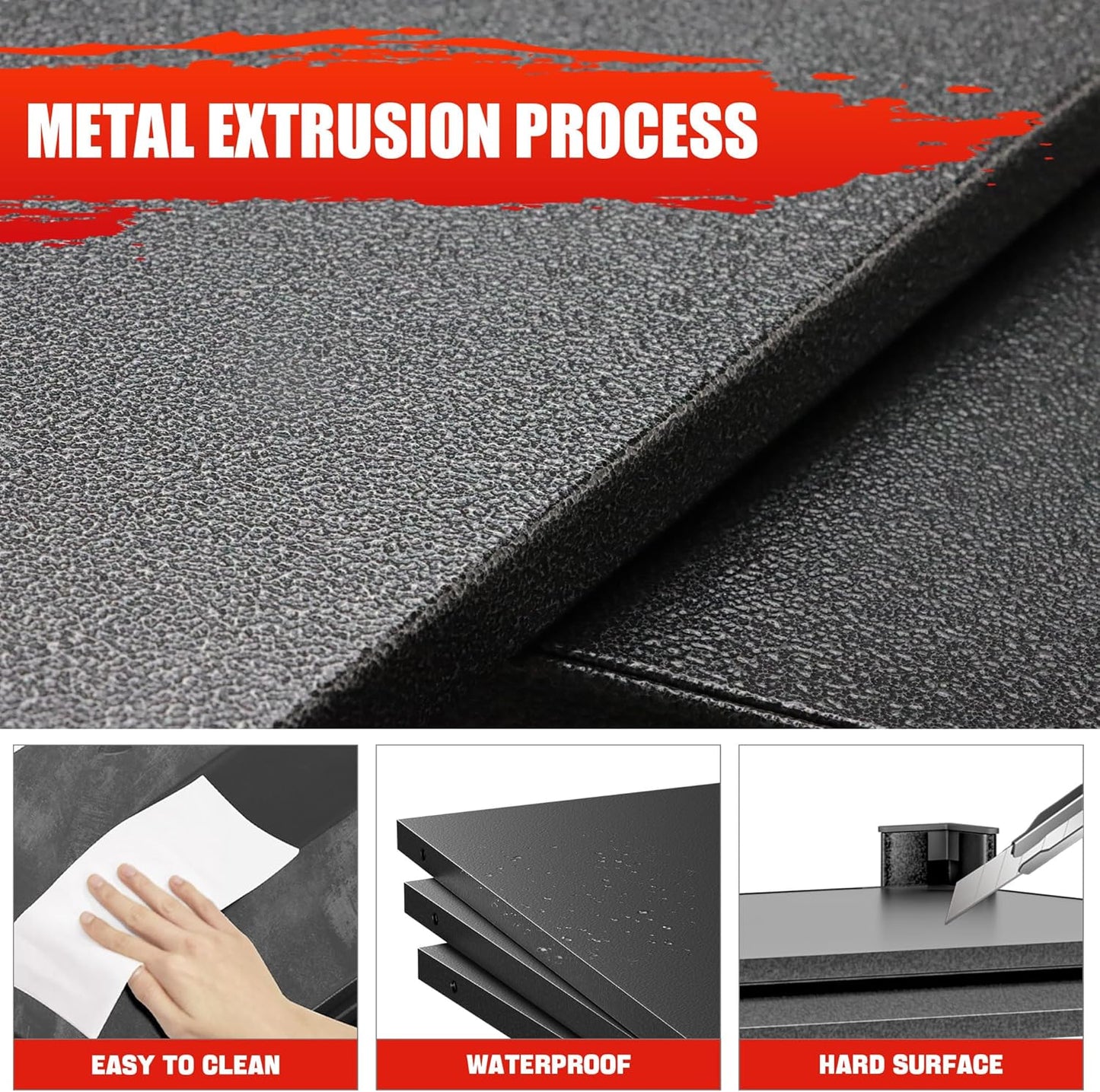 Utility Shelf Organizer – 5 Shelf Heavy Duty Shelving Unit for Garage, Workshop, and Home Storage, Sturdy Metal Rack Shelf for Maximum Durability and Organization 18" D x48 W x78 H（3 pcs）