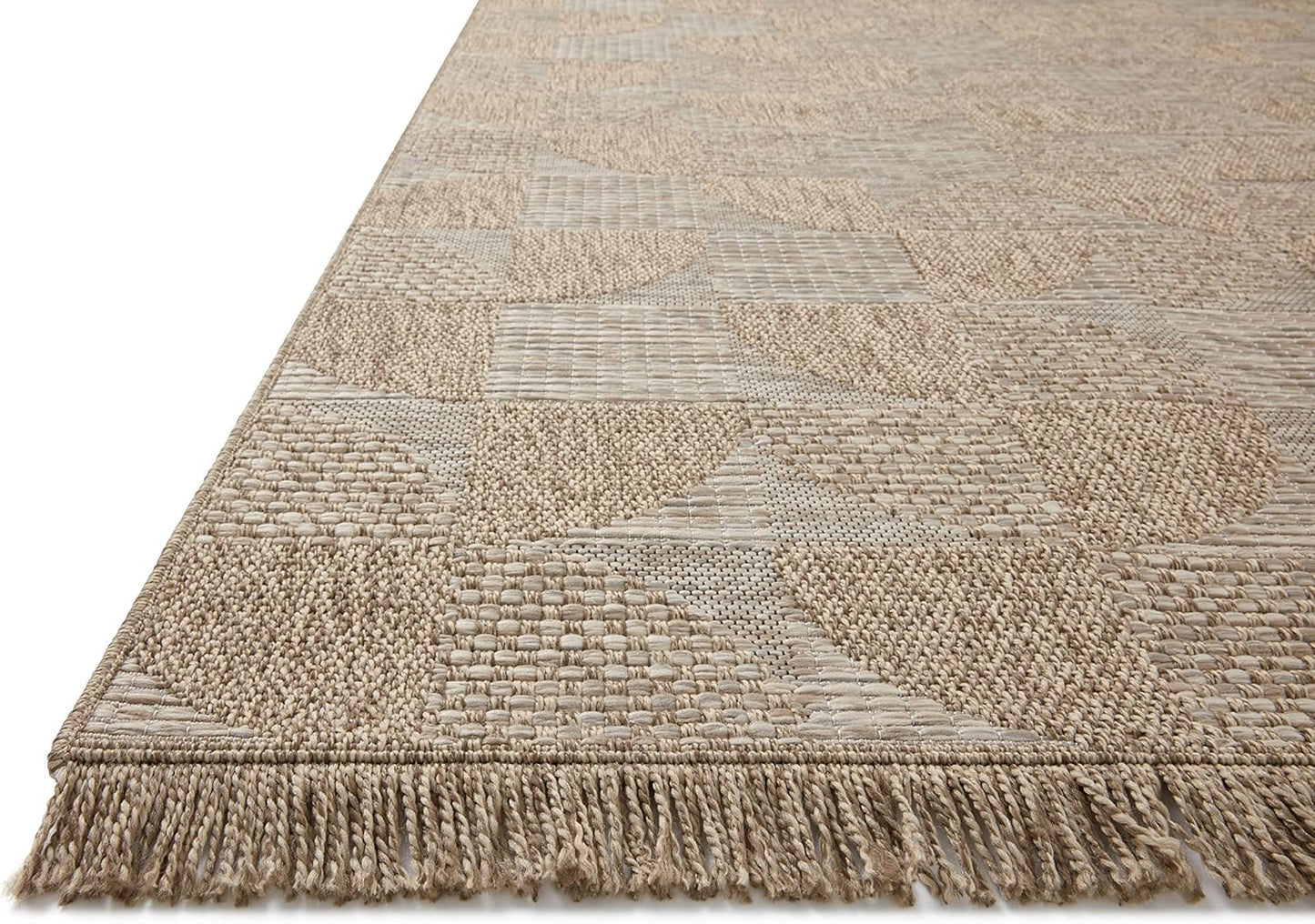 Loloi Dawn Collection Indoor/Outdoor DAW-08 Beige 3'-9" x 5'-9" Accent Rug