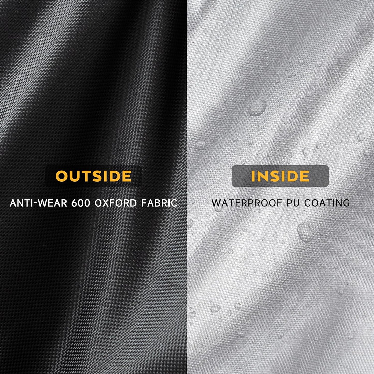 Grill Cover for VEVOR Commercial Electric Griddle, Heavy-Duty 600D Tabletop BBQ Cover for VEVOR 22" Electric Flat Top Grill