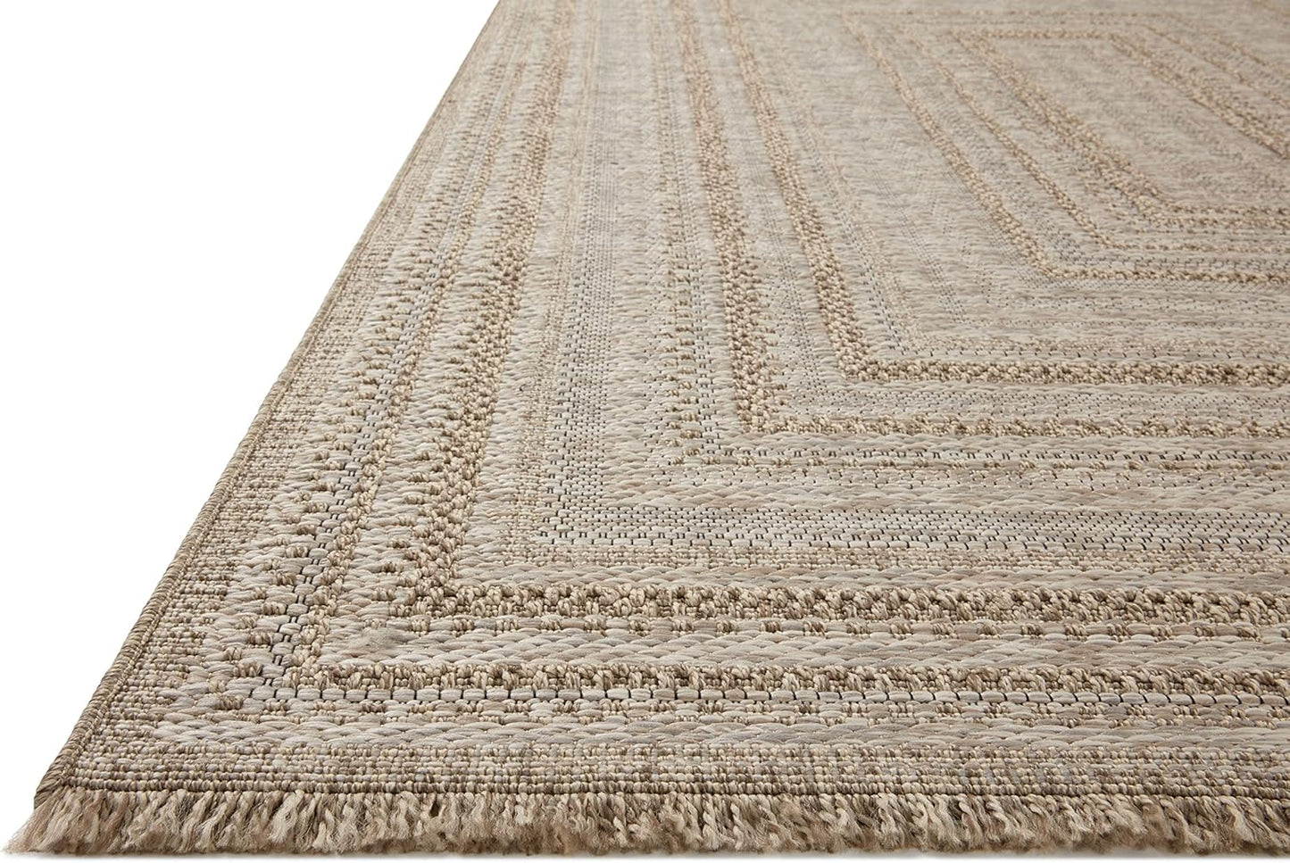 Loloi Dawn Collection Indoor/Outdoor DAW-01 Natural 5'-1" x 7'-7" Area Rug