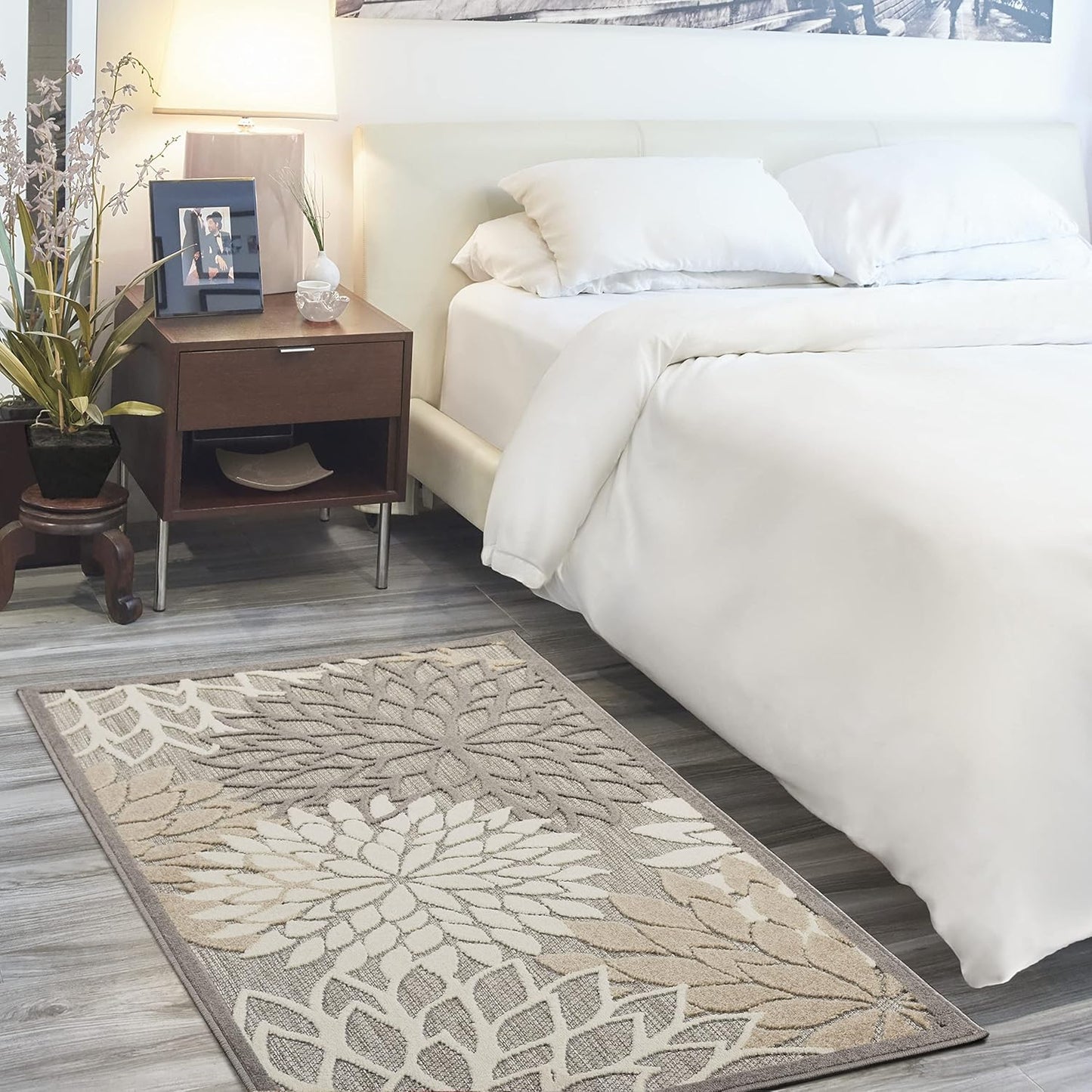 Nourison Home Aloha 3' x 5' Natural Outdoor Indoor/Outdoor Rug