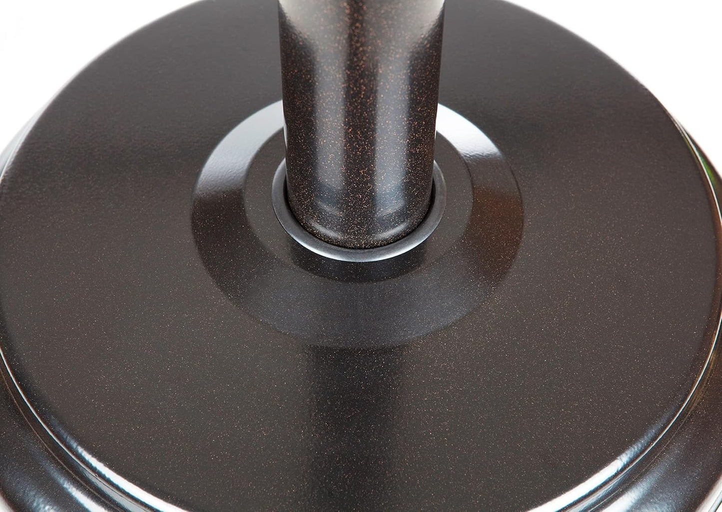 Amazon Basics 46,000 BTU Outdoor Propane Patio Heater with Wheels, Commercial & Residential, Havana Bronze, with Water Tank, 32.1 x 32.1 x 91.3 inches (LxWxH)