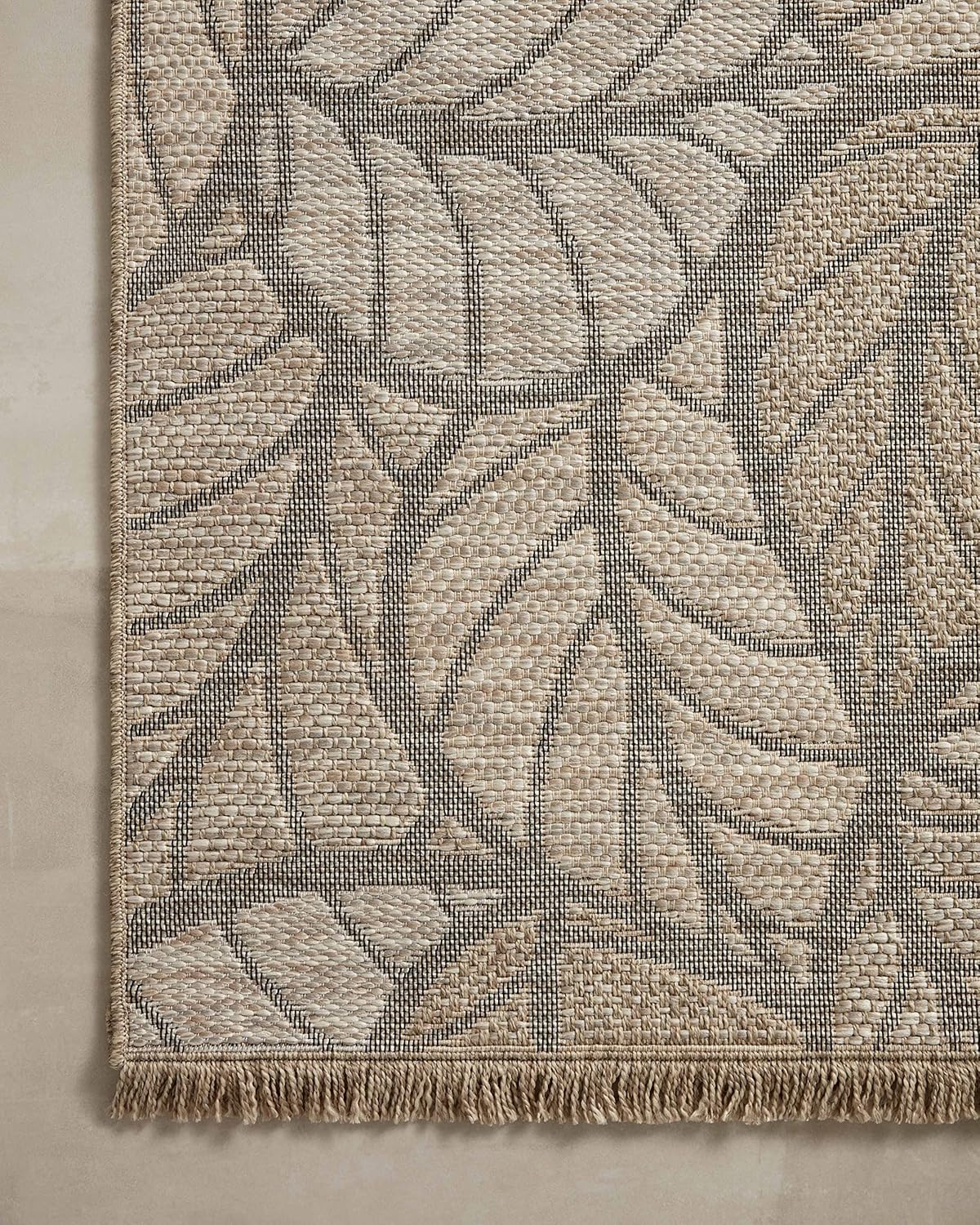 Loloi Dawn Collection Indoor/Outdoor DAW-05 Taupe 2'-3" x 7'-7" Runner Rug